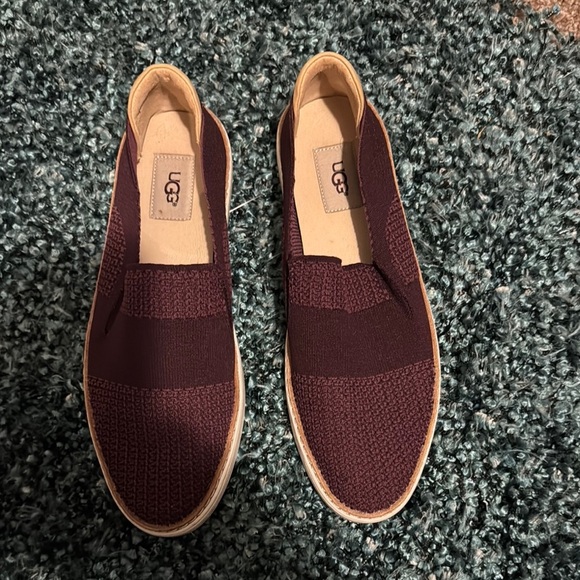 UGG Shoes - UGG Maroon Casual Slip-Ons